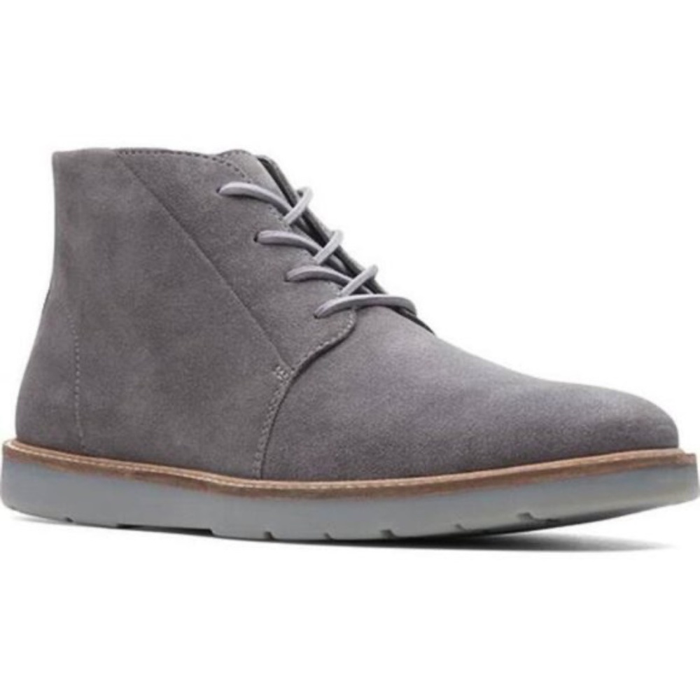 Clarks Men's Grandin Suede Mid Desert Boot Size 9
